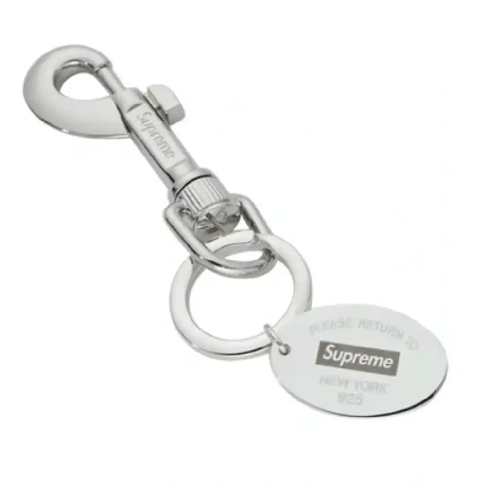 Supreme Tiffany & Co. Return to Tiffany Oval Tag Keyring
